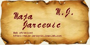 Maja Jarčević vizit kartica